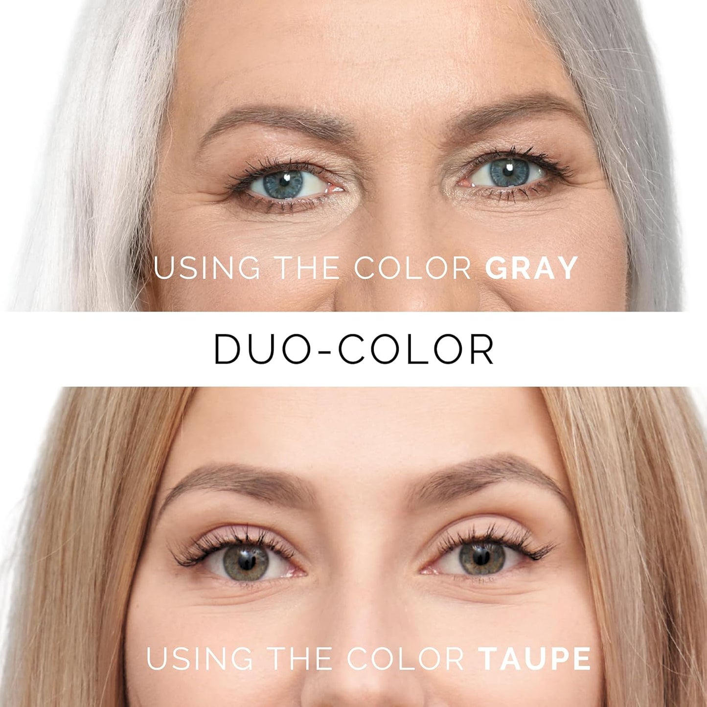 Dual-Color Eyebrow Stamp Stencil Kit with 9 Reusable Eyebrow Stencils for Professional Brow Stamping Shaping Kit and Instant Long Lasting Filling and Waterproof Tinting Definer