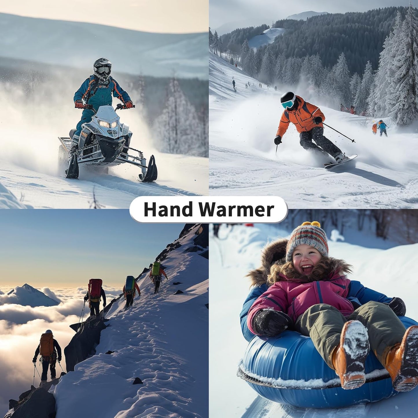 Hand Warmers Disposable Single Use Air Activated Heat Packs for Hands, Toes and Body - Up to 12 Hours of Heat - WarmSpark