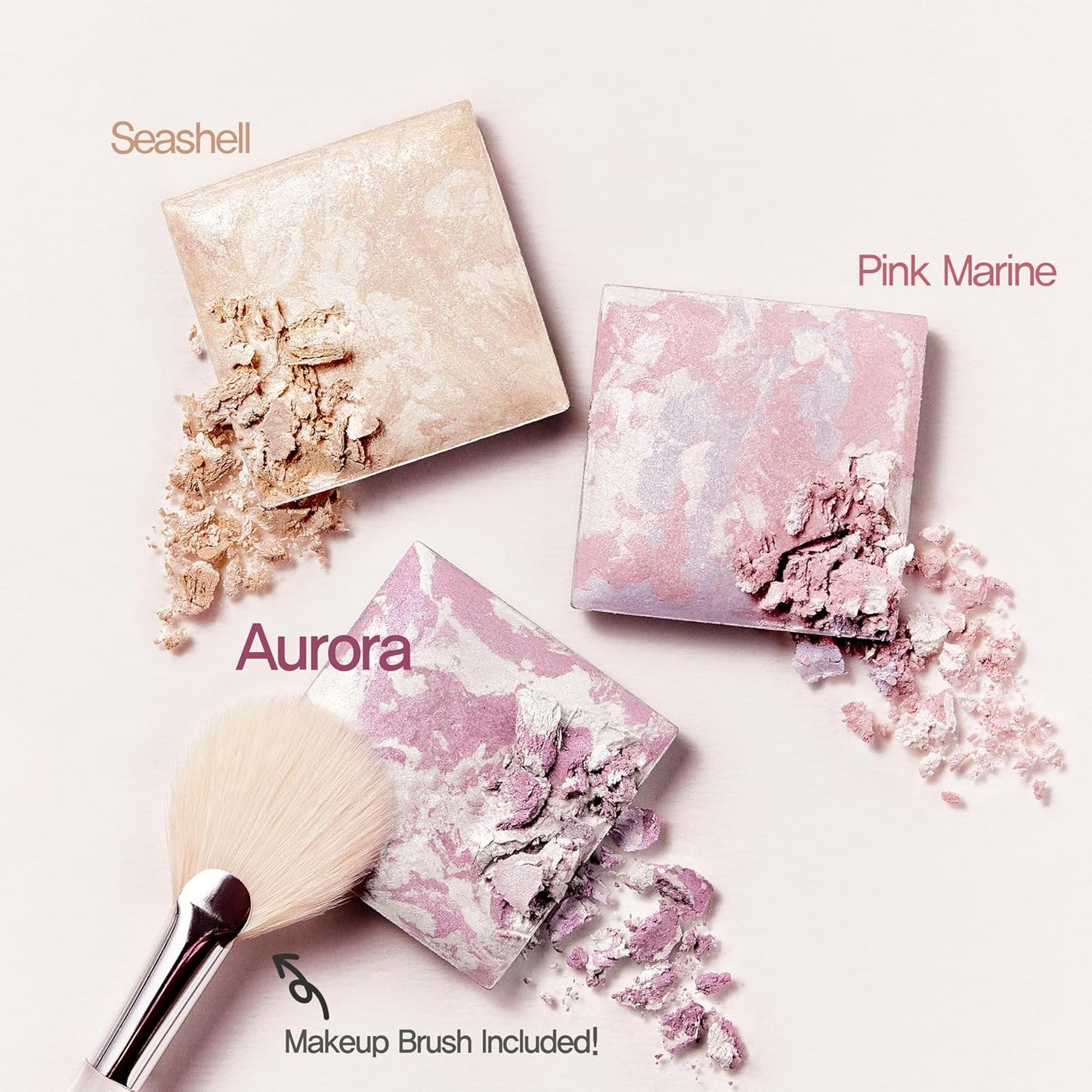 Espoir Tone Pairing Highlighter #Aurora │0.33 oz. (9.6 g)│Subtle Glitters for Daily make up │ 3 color Shades Going Well with Various Skin Tones │Sheering Makeup │ Korean Beauty Costmetics