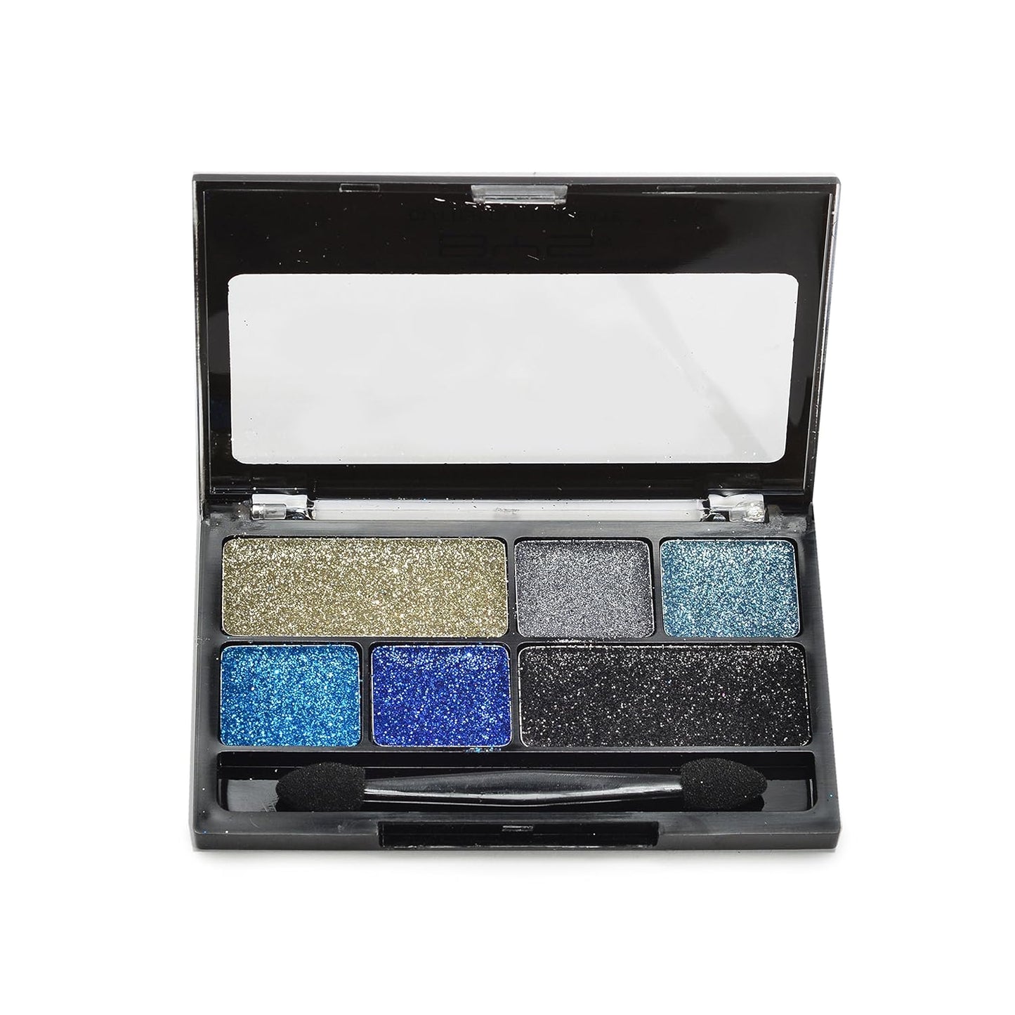 BYS Glitter Glitz Gel for Eyes and Face Eye 6 Shade Makeup Palette - Azure Blue