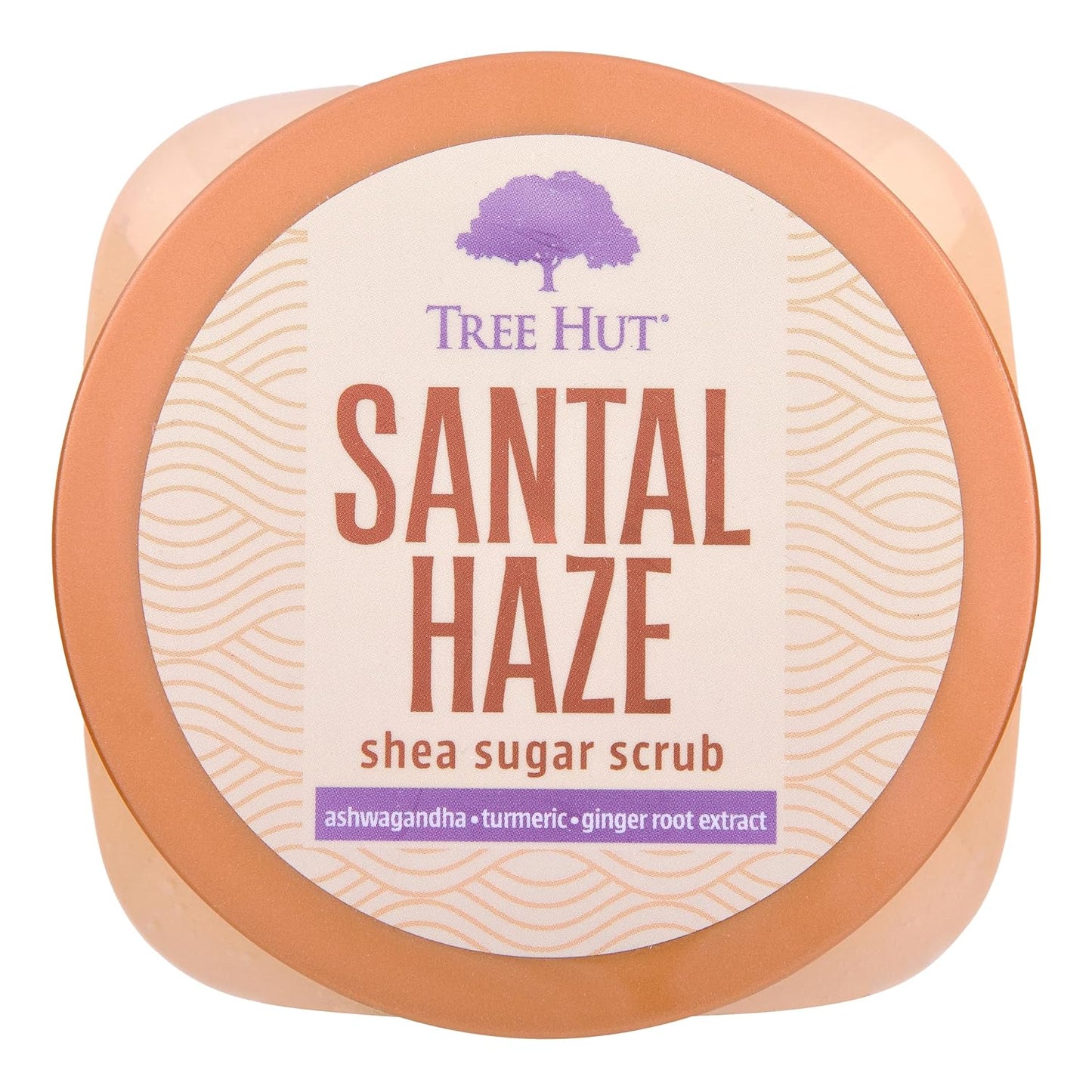 Tree Hut Santal Haze Shea Sugar Scrub | Exfoliating Body Scrub Removes Dead, Dry Skin for a Soft & Hydrated Feel | Nourishing Essential Body Care | 18 fl oz.