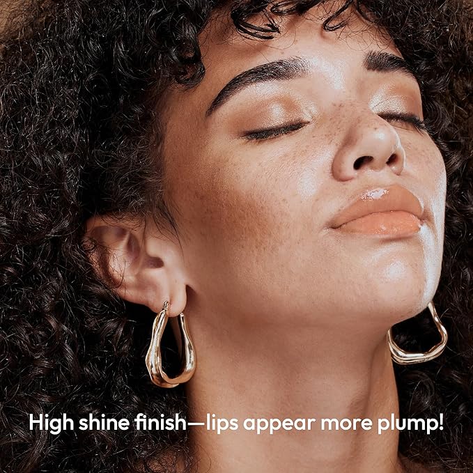 KISS NEW YORK Professional Melting Jelly Lip Balm, High Shine & Moisturizing Lip Stick, Long Lasting, Plumping Effect Look, Non-Sticky & Not Cakey, Easy Application & Natural Coverage (Brown Sugar)