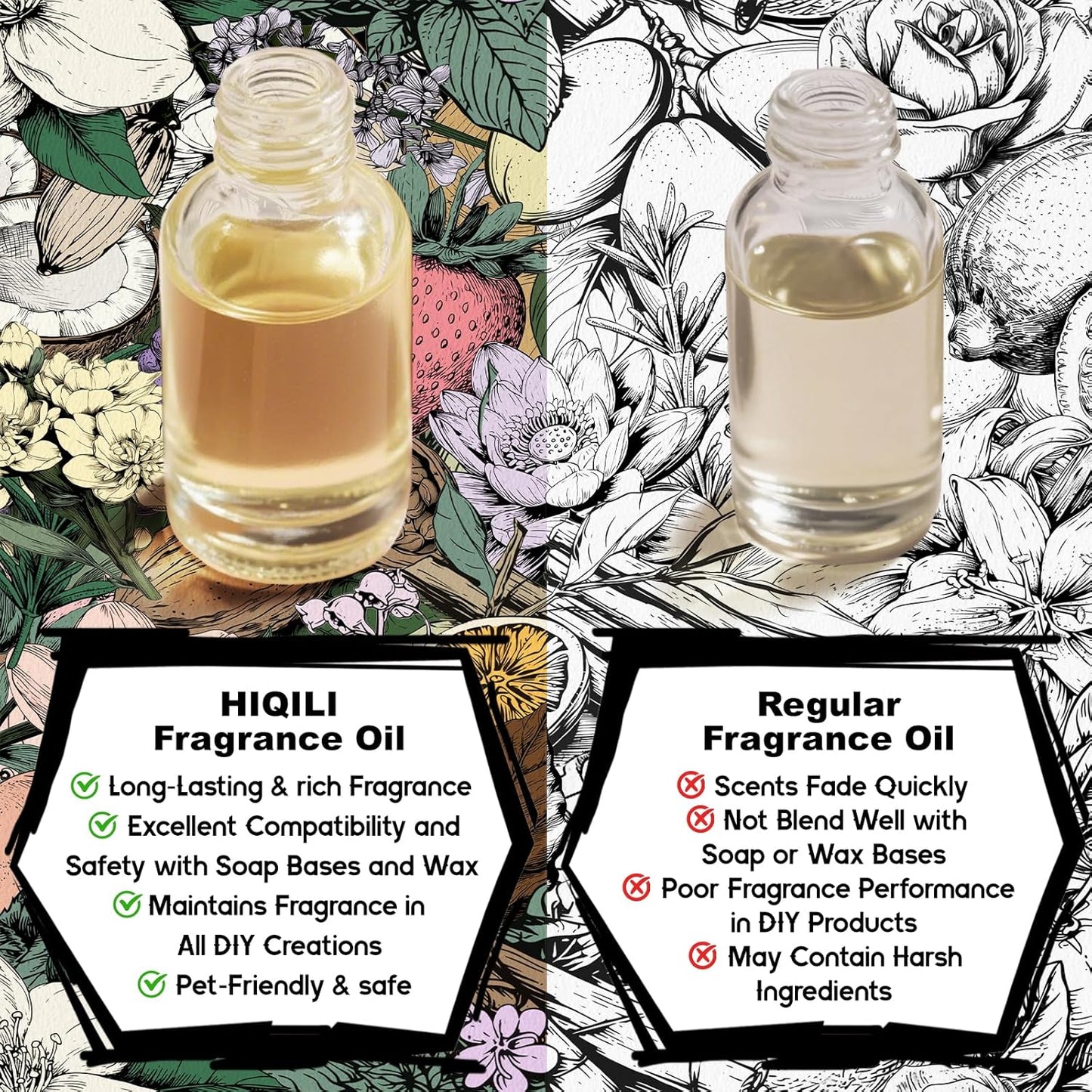 HIQILI Gilded Ylang Fragrance Oil for Making Candle, Inspired by Di's J'Adore, Car Air Freshener, Luxury Scents for DIY Women Perfume - 1 Fl Oz